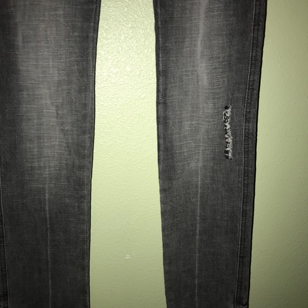 Grey Ripped Denim Jeans - Picture 4 of 4